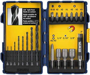 JUEGO DE MECHAS Y PUNTAS BLACK OXIDE - 20 PIEZAS