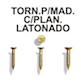 Tornillos Madera